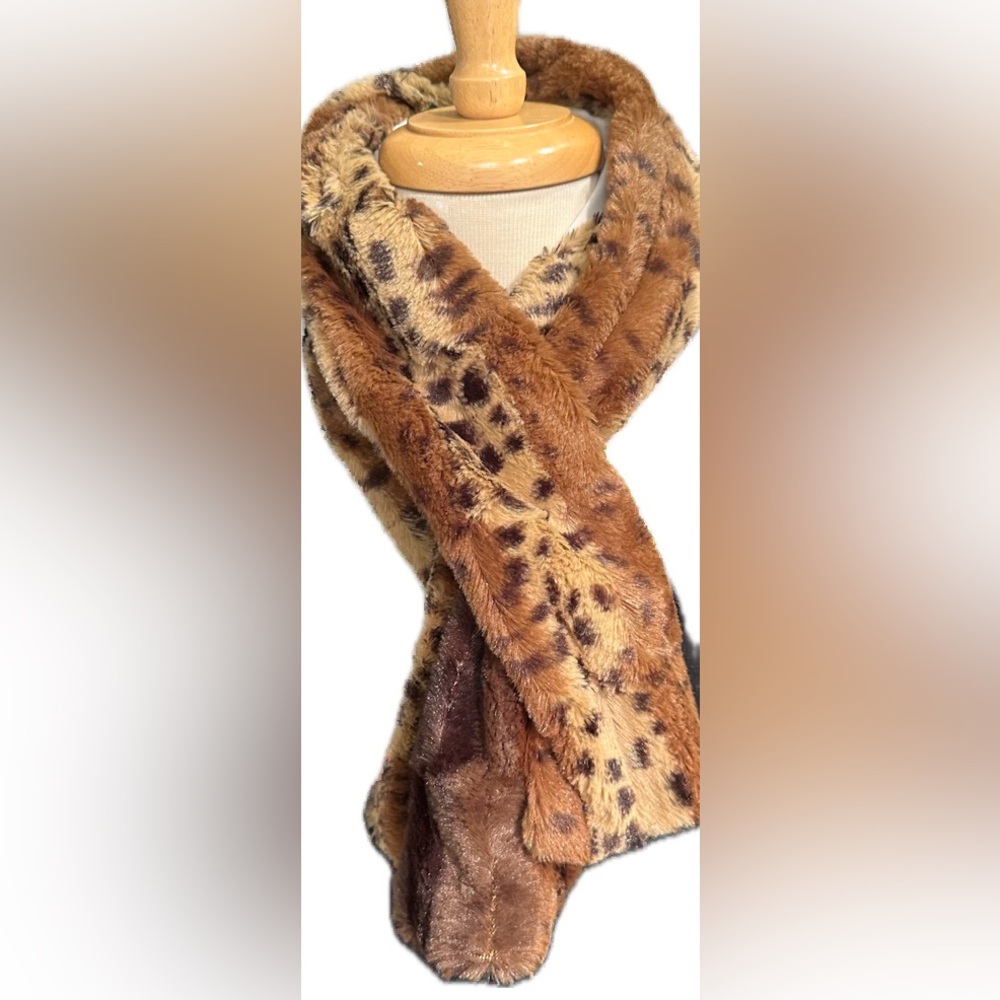 Faux fur scarf